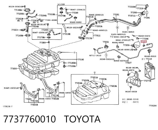  7737760010 Toyota