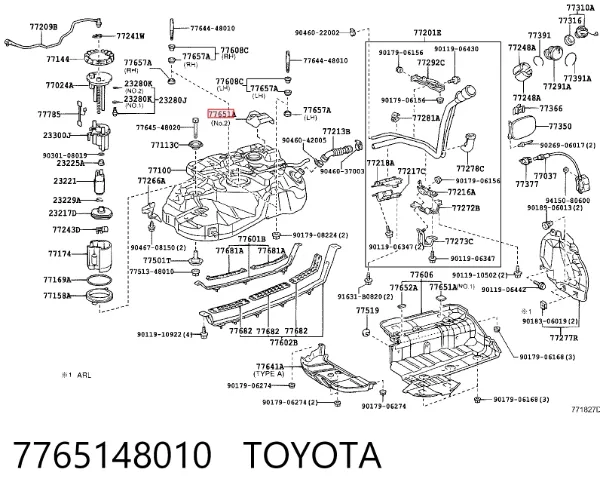  7765148010 Toyota