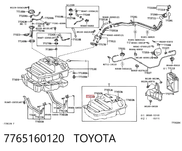  7765160120 Toyota