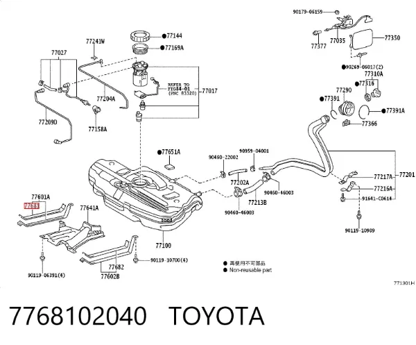  7768102040 Toyota