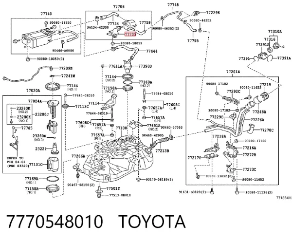  7770548010 Toyota