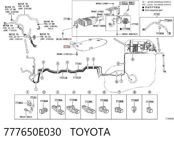  777650E030 Toyota