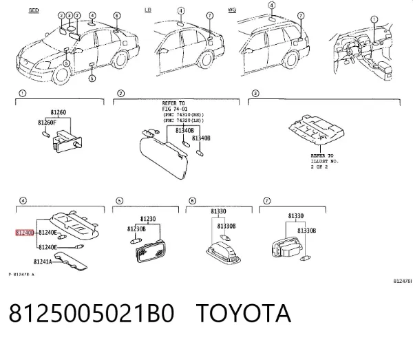  8125005021B0 Toyota