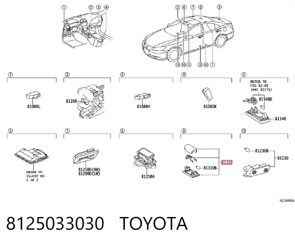  8125033030 Toyota
