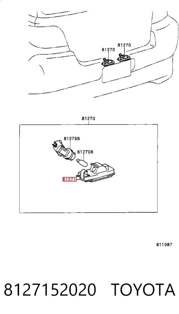  8127152020 Toyota