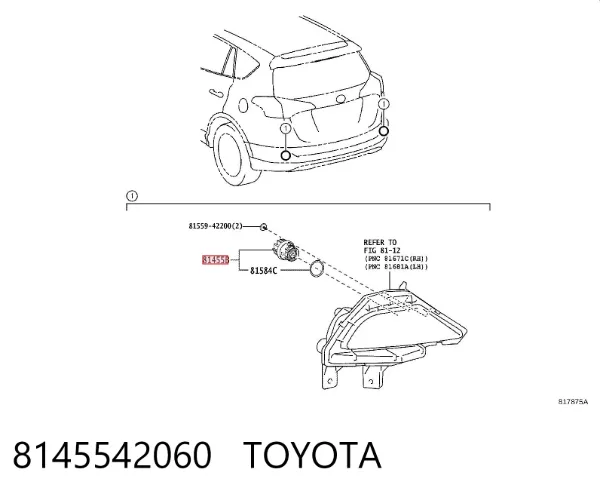  8145542060 Toyota