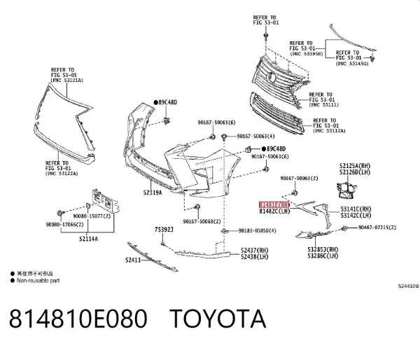  814810E080 Toyota