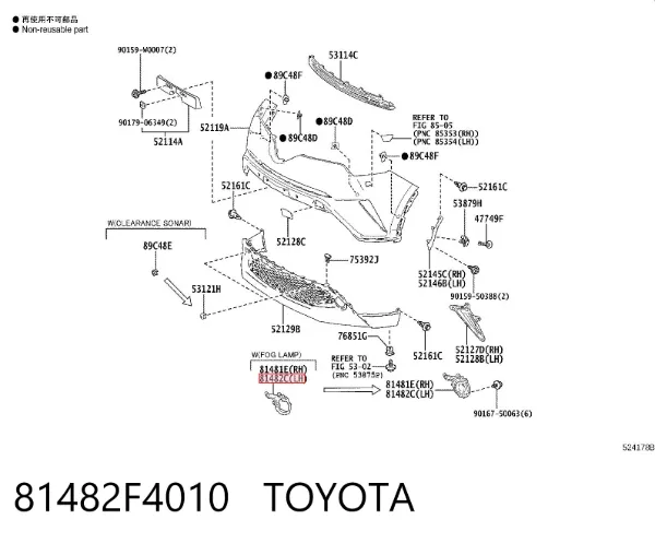  81482F4010 Toyota