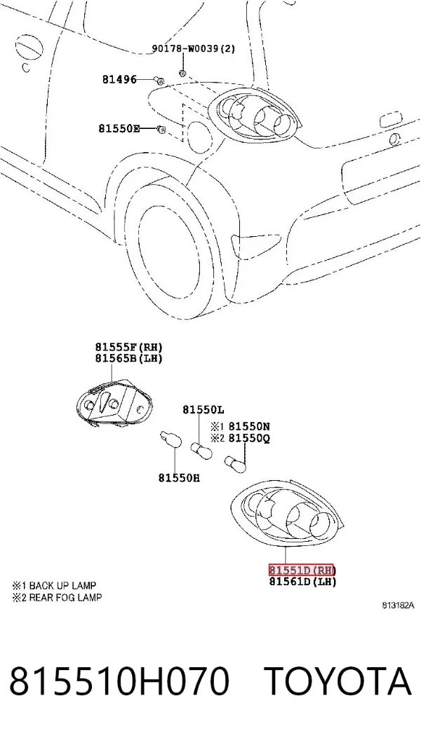 Задний фонарь LLH111 Magneti Marelli