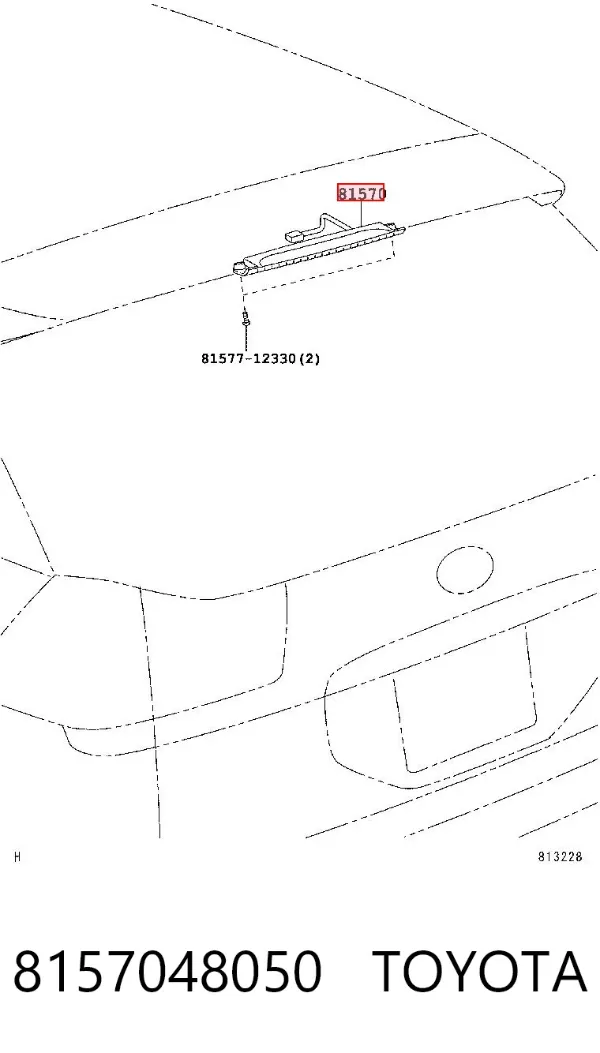 Задний стоп Lexus RX 300/330/350/400H