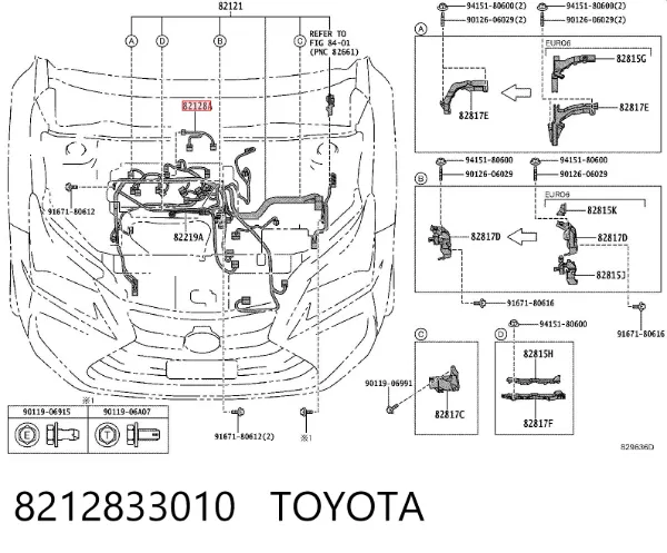  8212833010 Toyota