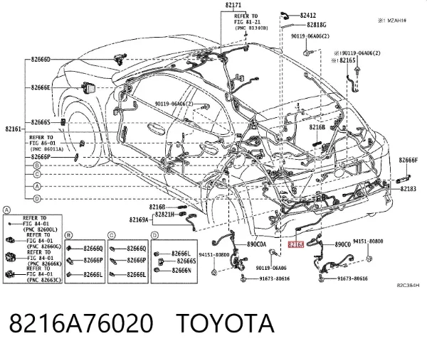  8216A76020 Toyota