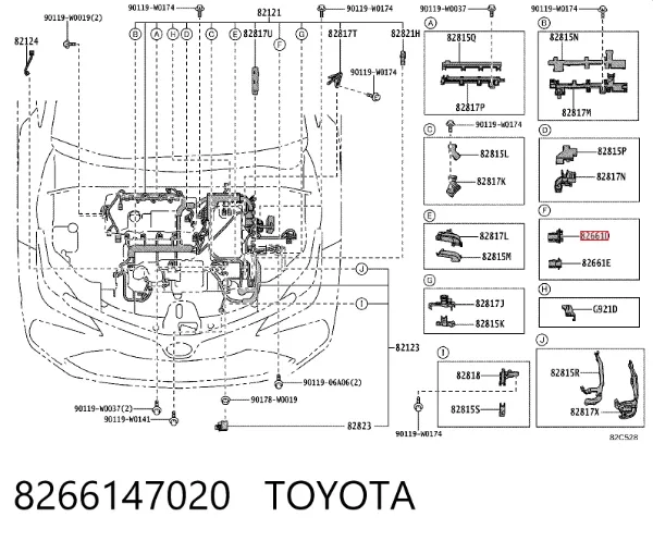  8266147020 Toyota