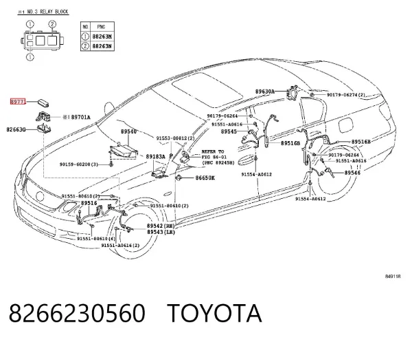  8266230560 Toyota