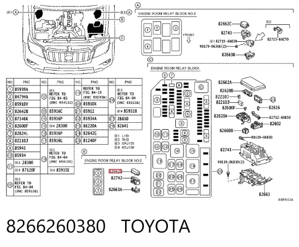  8266260380 Toyota