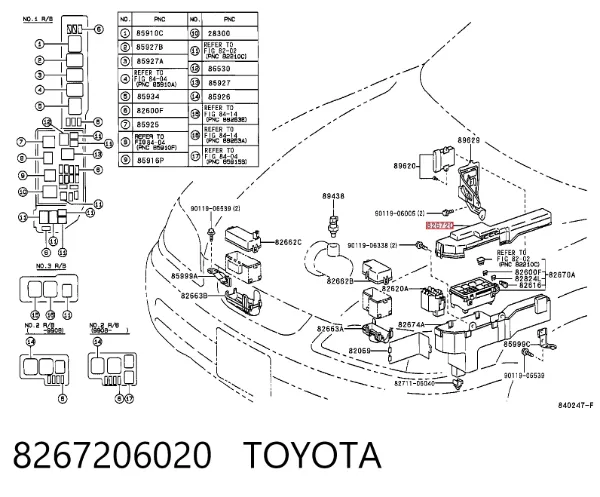  8267206020 Toyota