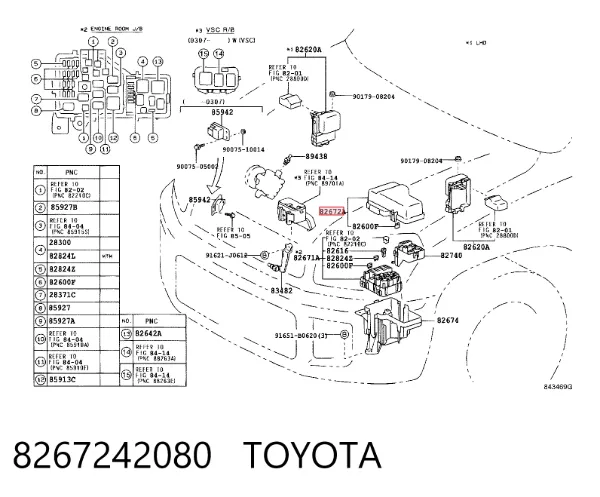  8267242080 Toyota