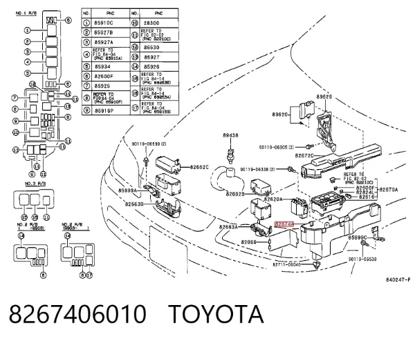  8267406010 Toyota