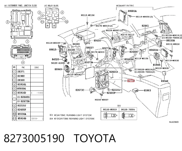  8273005190 Toyota