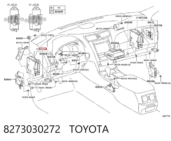  8273030272 Toyota