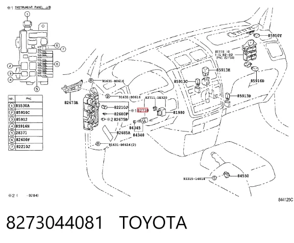  8273044081 Toyota