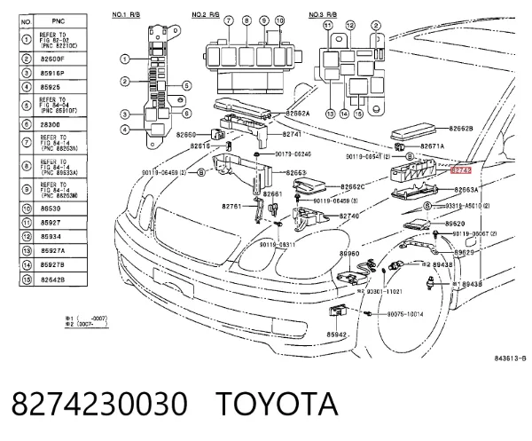  8274230030 Toyota