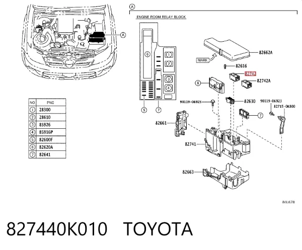  827440K010 Toyota