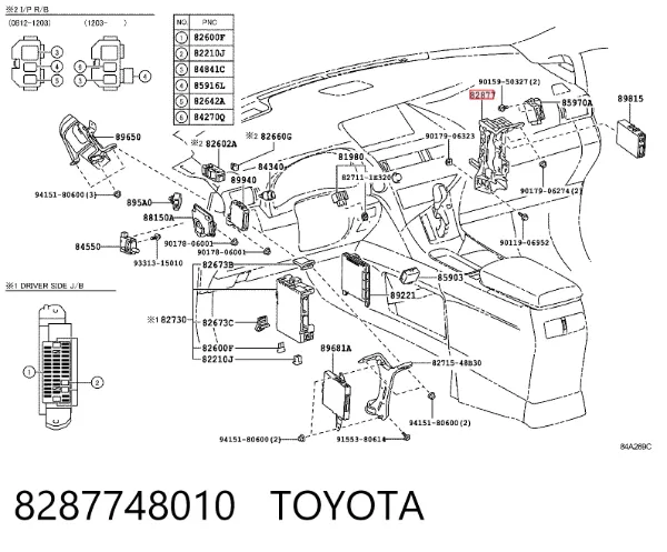 8287748010 Toyota