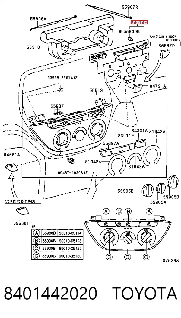  8401442020 Toyota