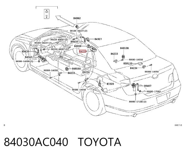  84030AC040 Toyota