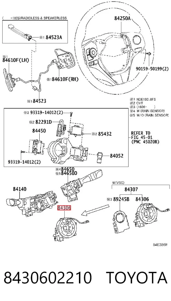 Шлейф руля 30959156 AND