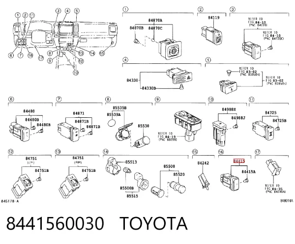  8441560030 Toyota