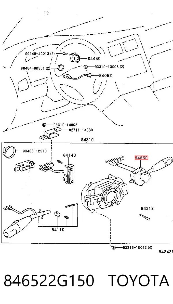  846522G150 Toyota