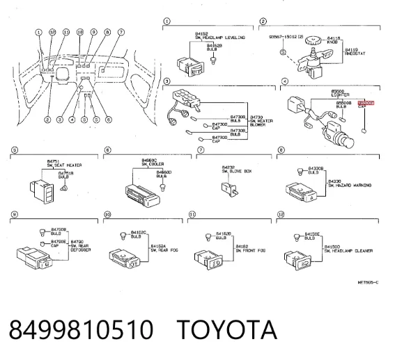  8499810510 Toyota