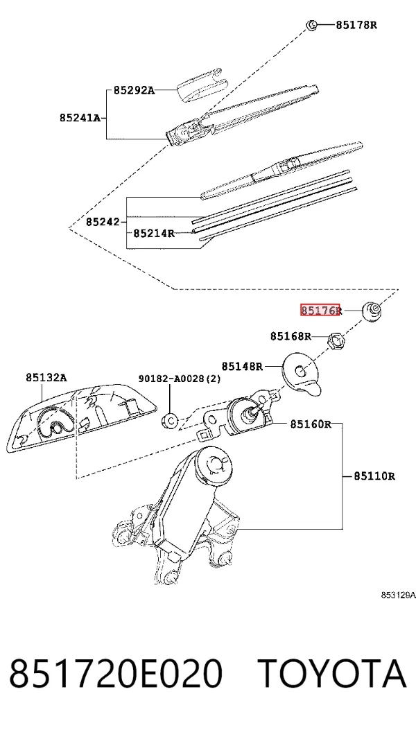  851720E020 Toyota