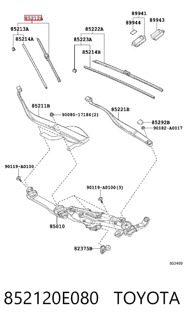  852120E080 Toyota