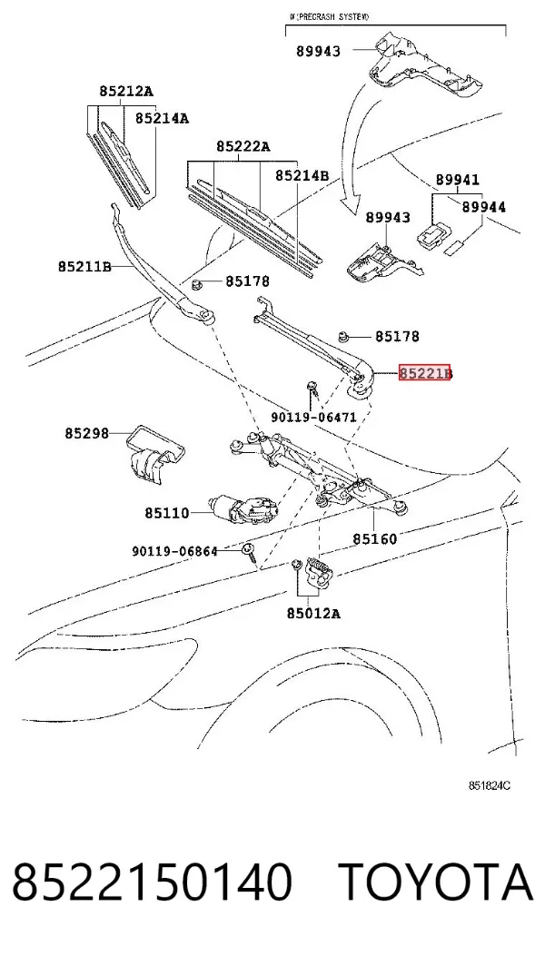  8522150140 Toyota