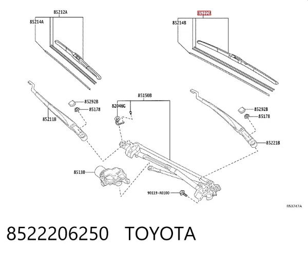  8522206250 Toyota