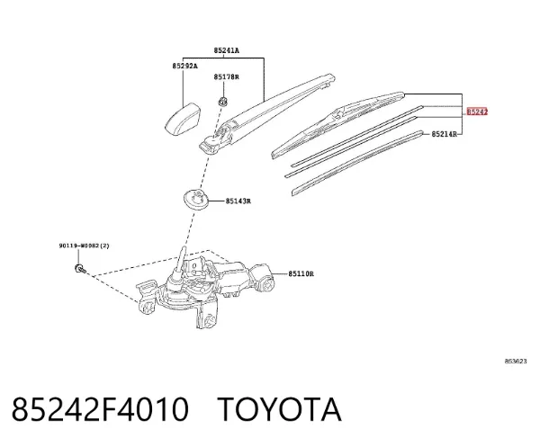  85242F4010 Toyota