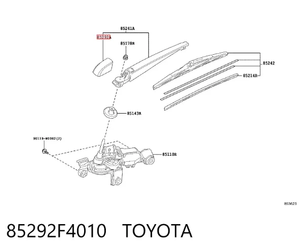  85292F4010 Toyota