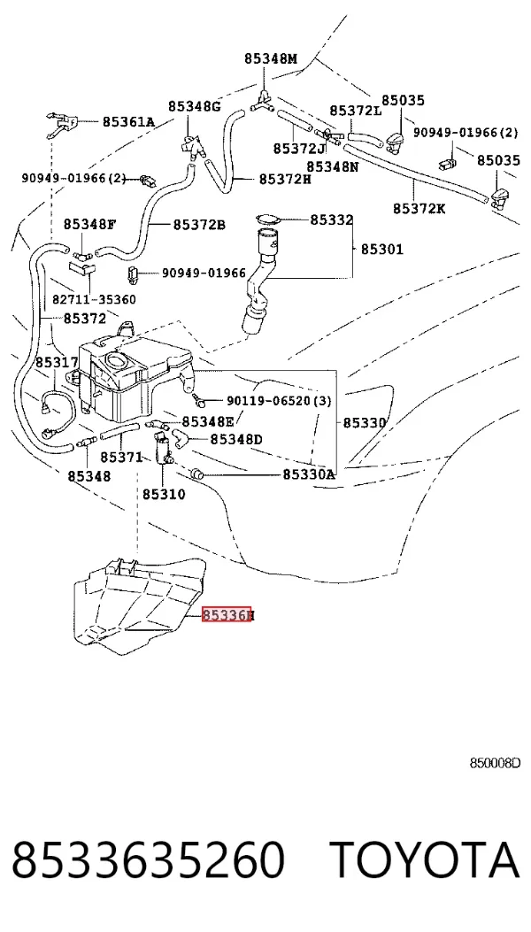  8533635260 Toyota