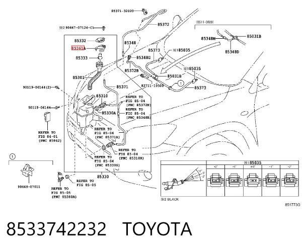  8533742232 Toyota