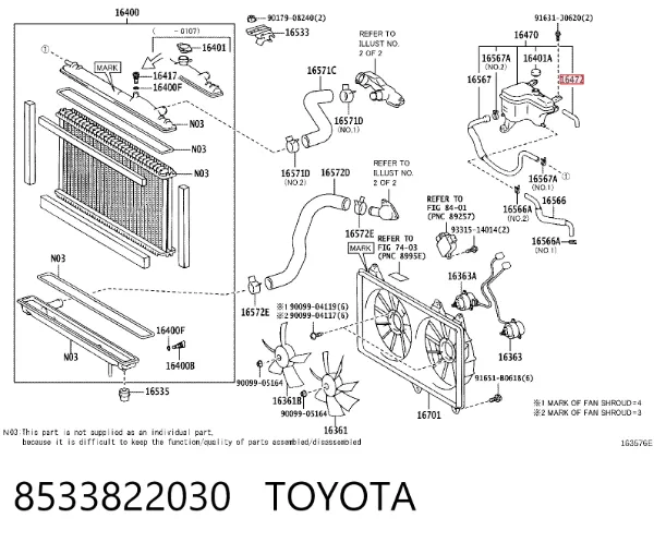  8533822030 Toyota