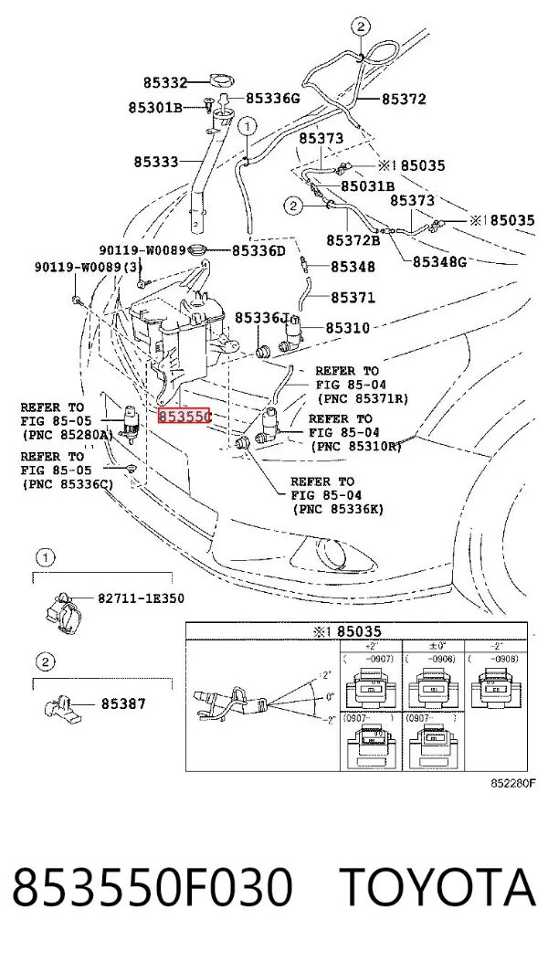  853550F030 Toyota