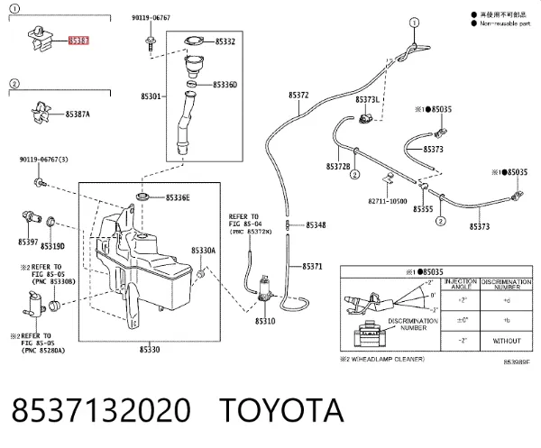  8537132020 Toyota
