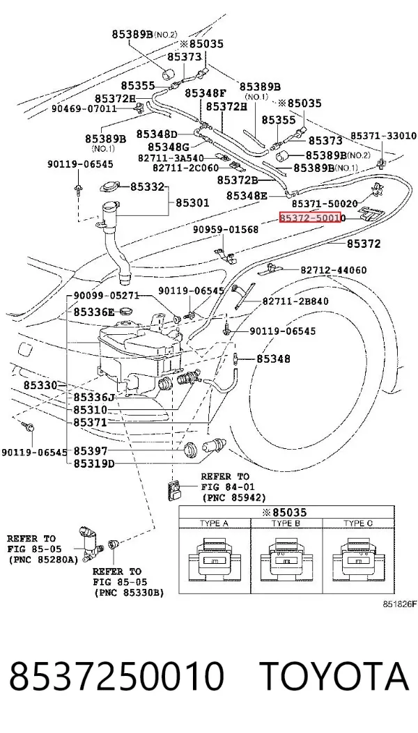  8537250010 Toyota