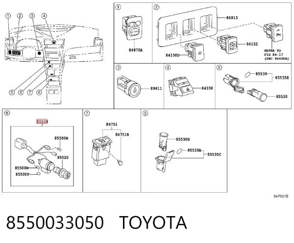  8550033050 Toyota