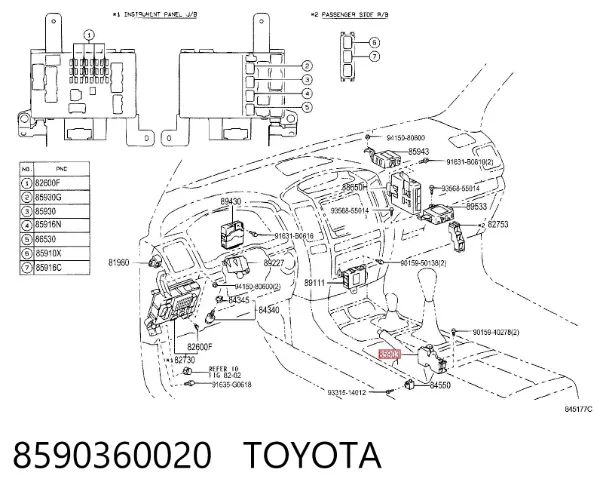  8590360020 Toyota