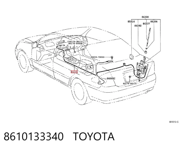  8610133340 Toyota
