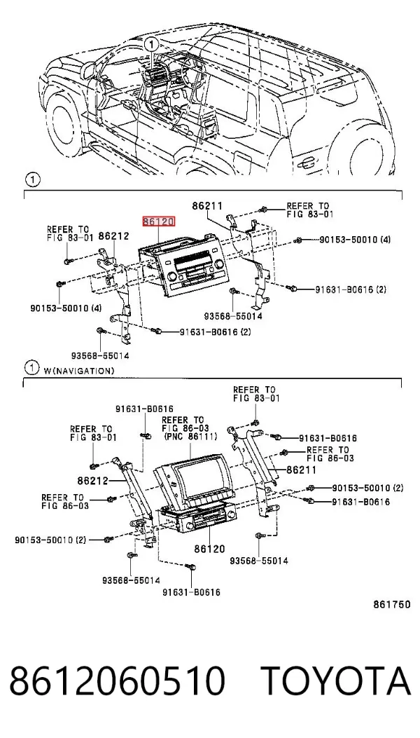 Магнитола Toyota Land Cruiser PRADO ASIA